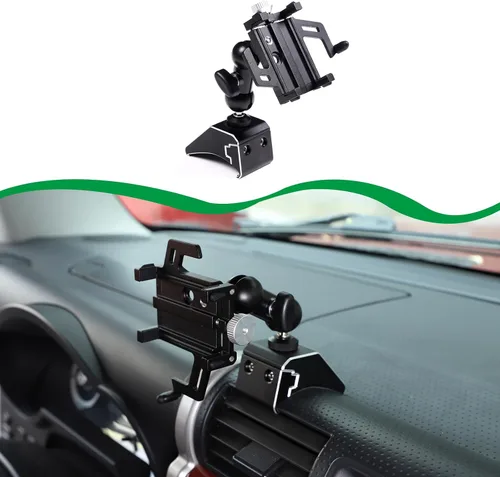HAPPYHORSE Soporte de teléfono para automóvil compatible con Toyot@ FJ Cruiser 2007-2021, control central de automóvil, lado derecho, soporte para