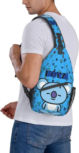 Miniatura 9 de SSNDFVY Bolso bandolera de gran capacidad para mujeres y hombres, bolso cruzado, bolso de hombro, bolsas de pecho para viajes, senderismo, gimnasio