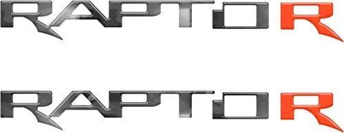 Miniatura 7 de Insertos de emblema para capó - Compatible con Ford F-150/Bronco Raptor 2021-2026 * Color OE: plata icónica