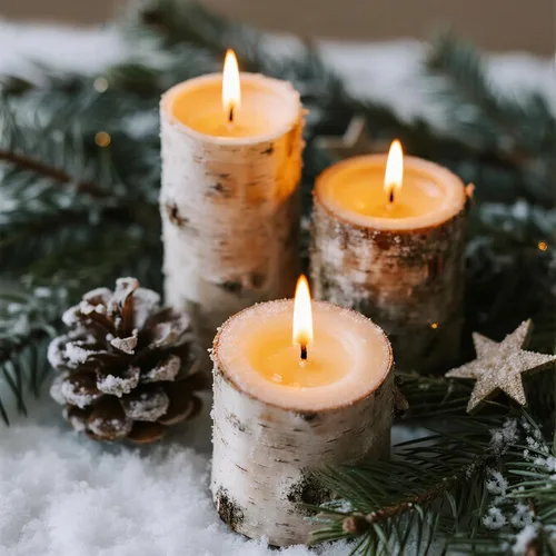 Miniatura 7 de Sancodee Paquete de 6 troncos de abedul blanco para chimenea - Troncos de árbol de abedul para decoración, leña decorativa para repisa falsa