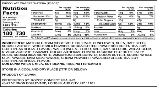 Miniatura 9 de Obleas de chocolate "Matcha" de ROYCE