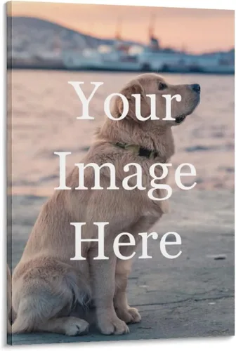 Impresiones en lienzo personalizadas con tus fotos para mascotas/animales, imágenes de lienzo personalizadas para pared a imprimir enmarcadas
