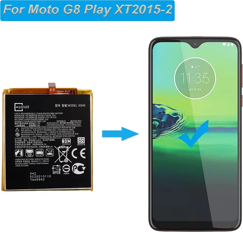 Miniatura 5 de Batería de repuesto KG40 compatible con Moto G8 Play G Fast XT2015-2 con herramientas