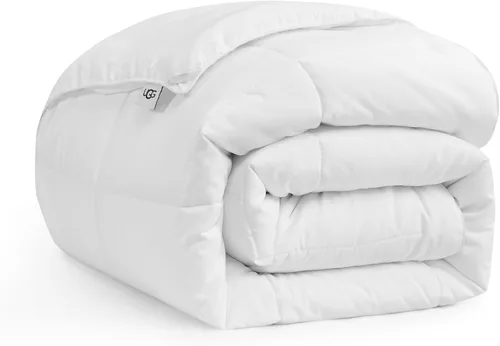 Miniatura 10 de UGG Edredón Full/Queen con Inserto de Relleno de Plumón, Refrescante, Ligero, Alternativa al Plumón, Hipoalergénico, Lavable, Acolchado, Esponjoso
