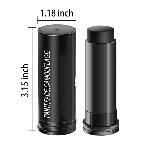 Miniatura 6 de Kaely Juego de 3 piezas de pintura facial, béisbol, fútbol, softbol, ojo negro, para deportes al aire libre, negro, marrón, verde, camuflaje, kit