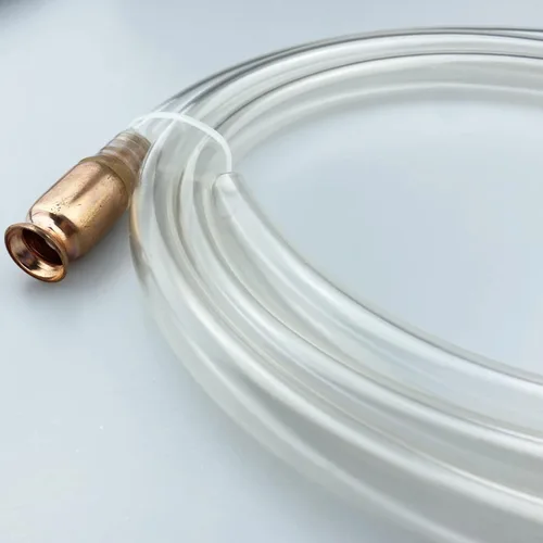 Miniatura 5 de Darnassus Bomba de Manguera de Sifón, Bomba Manual de Transferencia de Combustible para Gasolina Gas Aceite Combustible Petróleo Diésel Fluido Agua