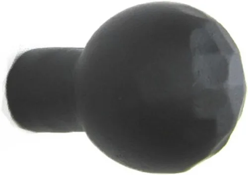 Perilla rústica de hierro forjado martillado HK0 (negro)