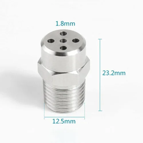 Miniatura 3 de Boquilla rociadora de lavado a presión redonda Boquilla pulverizadora Boquilla limpiador de superficies para escobas de agua, suministros