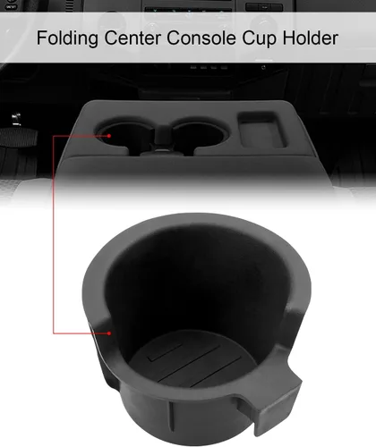 Miniatura 2 de Inserto para portavasos lateral izquierdo de repuesto BC3Z-2813562-DA compatible con Ford Super Duty 2011-2019, 1 paquete