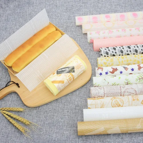 Miniatura 6 de 100 hojas de papel encerado, envolturas de delicatessen, forros de cestas, hojas cuadradas de papel de delicatessen, papel de hornear, papel Marrón