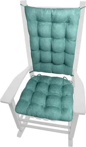 Miniatura 25 de Barnett Home Decor Cojines de microgamuza para mecedora, relleno de espuma de látex, cojín para el respaldo y el respaldo, gamuza vegana
