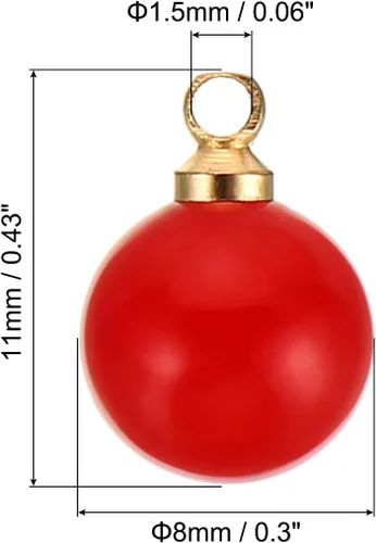 Miniatura 2 de PATIKIL 150 cuentas de perlas de perlas de imitación de perlas colgantes de bricolaje para hacer joyas, pulseras, aretes, collar