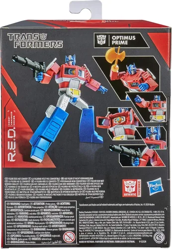Miniatura 3 de Transformers R.E.D. [Diseño Mejorado de Robot] Los Transformers G1 Optimus Prime, Figura No Convertible