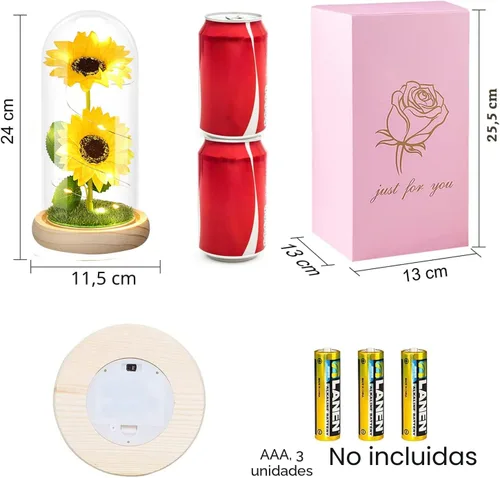 Miniatura 8 de Regalos de cumpleaños para mujeres, Día de la Madre, regalos de girasol para mamá de hija, regalos para mamá para mujeres, hermana, abuela, esposa