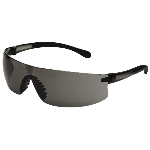 Sellstrom Lentes de seguridad ligeros y cómodos, lentes de humo, patillas de goma suave, pieza de nariz suave (cantidad 1), S73603