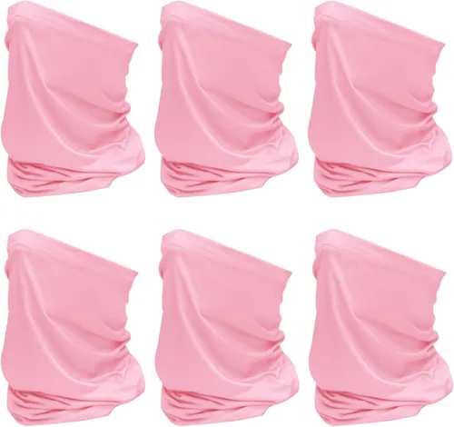Miniatura 15 de SHEVERCH Paquete de 6 polainas para el cuello, máscara facial, protección solar, máscara facial refrescante, resistente al viento, a prueba