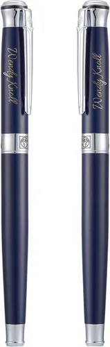 Miniatura 7 de Wikult Picasso 903 - Pluma estilográfica personalizada de oro negro, punta fina, regalo con bolsa pequeña para bolígrafo, grabado con tu nombre