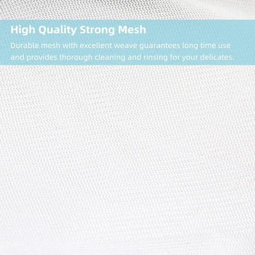 Miniatura 2 de GOGOODA Juego de 4 bolsas grandes de malla para ropa sucia, bolsas de lavado delicadas para blusas, chaquetas, pantalones, sábanas