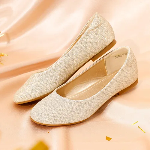 Miniatura 2 de DREAM PAIRS Zapatos de vestir para niñas, zapatos planos de bailarina para bodafiesta