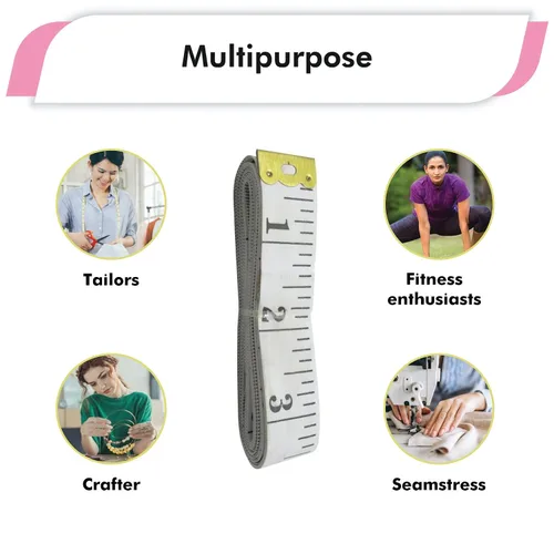 Miniatura 4 de Gadgetime USA Cinta métrica (paquete de 4) – para costura, costura, sastrería, tela, cintura, manualidades, fitness, retráctil, cinta métrica