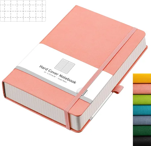 Miniatura 9 de AHGXG Cuaderno de papel cuadriculado - Cuaderno de papel de cuadrícula tamaño A4 grande 8.5''×11'', 320 páginas de diario grueso, papel cuadriculado