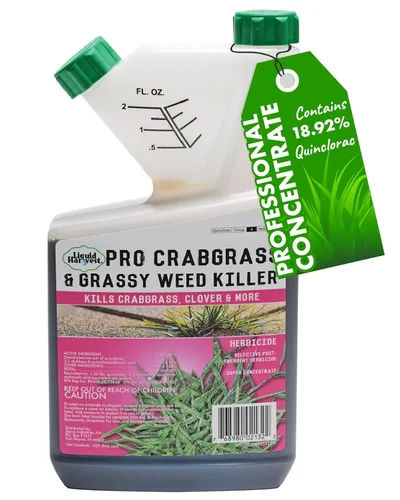 Miniatura 9 de Pro Crabgrass & Grassy Weed Killer - 18.92% Quinclorac (comparado con Drive XLR8) - Herbicida concentrado de pasto cangrejo profesional - Secado