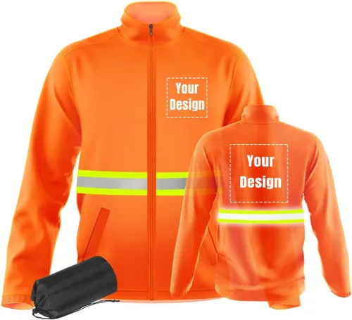 Miniatura 22 de Chaquetas de seguridad ligeras y finas de trabajo reflectantes de alta visibilidad para requisitos particulares su logotipo