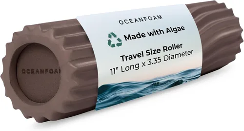 Miniatura 26 de Oceanfoam Ripple - Rodillo de espuma de viaje (11" x 3.35") Mini rodillo de espuma firme para terapia física, masaje de tejido profundo, dolor