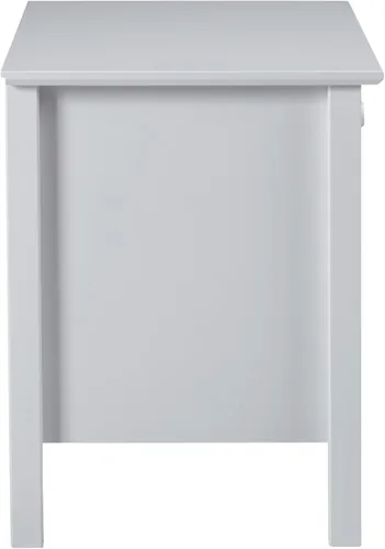 Miniatura 8 de Alaterre Furniture Simplicity - Mesita de noche pequeña con cajón y estante abierto grande, mesa auxiliar de madera maciza de 23.5 pulgadas o mesita