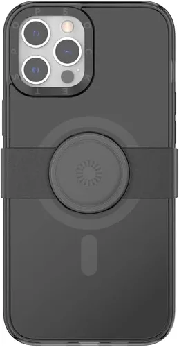 Miniatura 2 de PopSockets Funda negra para iPhone 12 y iPhone 12 Pro con agarre y deslizamiento para teléfono compatible con MagSafe