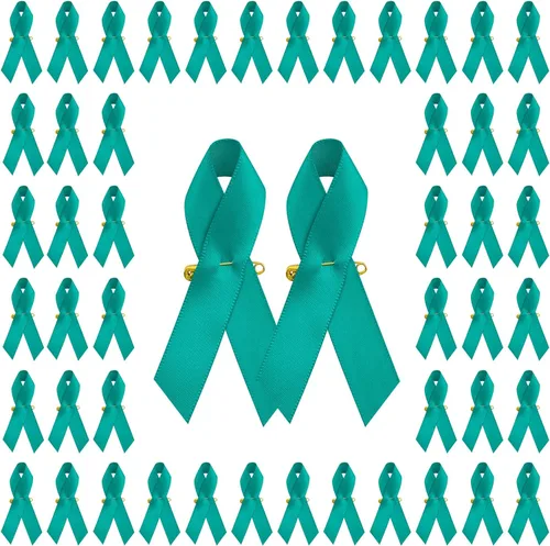 Miniatura 7 de Alfileres de satén de concienciación de la cinta de la concienciación del cáncer con el pasador de seguridad Periwinkle