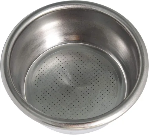 Cesta de filtro de acero inoxidable de 2.126 in, dos tazas de pared individual, accesorios de filtro sin presión compatibles con Breville 2.126 in