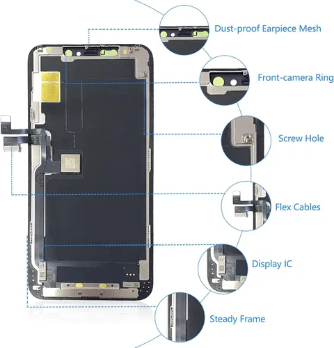 Miniatura 2 de Reemplazo de pantalla para iPhone 11 Pro Max, pantalla LCD de 6.5 pulgadas 3D Touch Full HD, compatible con modelos A2161, A2220, A2218, kit