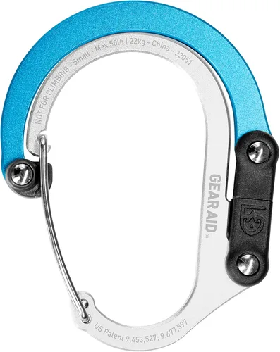 Miniatura 10 de GEAR AID HEROCLIP - Mosquetón pequeño con clip y gancho para colgar bolsos, bolsos, linternas, cochecitos, herramientas, cascos, botellas de agua