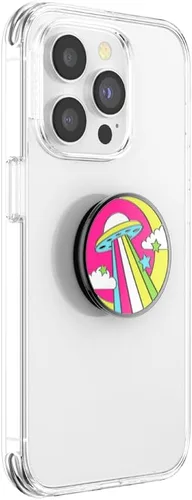 Miniatura 3 de PopSockets - Agarre para teléfono con soporte expandible, agarre adhesivo, esmalte solar PopGrip - Salsa Esmalte en salsa