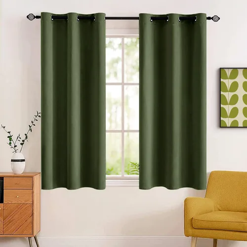Miniatura 126 de MIULEE Cortinas opacas para dormitorio o sala de estar, juego de 2 paneles de cortina para ventana con aislamiento térmico y bloqueo de luz