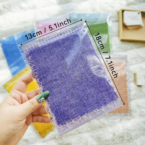 Miniatura 6 de PRSTINCOL 90 hojas de papel de álbum de recortes con tela de malla, paquete de 6 papeles estéticos variados para álbumes de recortes, suministros