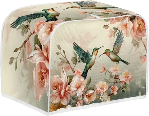 Miniatura 23 de Dolyues Beach Toaster Cover 2 Slice Universal Size Microwave Oven Dustproof Cover Women Gift Small Bread Cover with Portable Handle