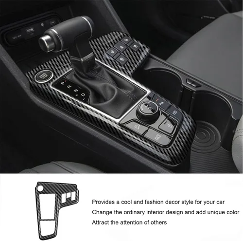 Miniatura 5 de Cubierta interior del marco del panel de cambio de marchas para Kia Sportage NQ5 2023 2024 2025 Consolas centrales Fundas de palanca de cambios