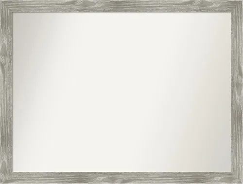 Miniatura 428 de Amanti Art Espejo personalizado, espejo de baño gris plomo a rayas, espejo de pared o espejo de tocador de baño sobre el fregadero