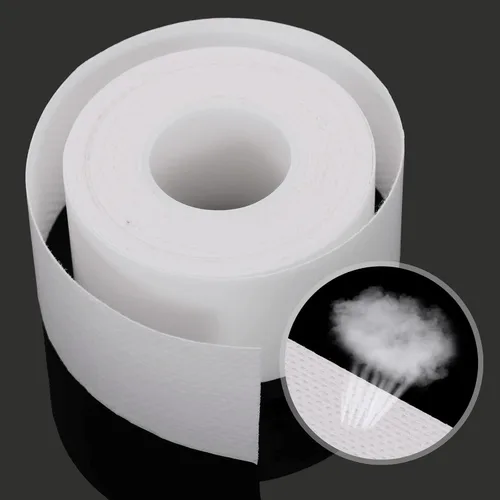 Miniatura 4 de 2 rollos de protectores de cuello desechables, almohadillas autoadhesivas para el cuello, protector de cuello cómodo, cintas para el cuello