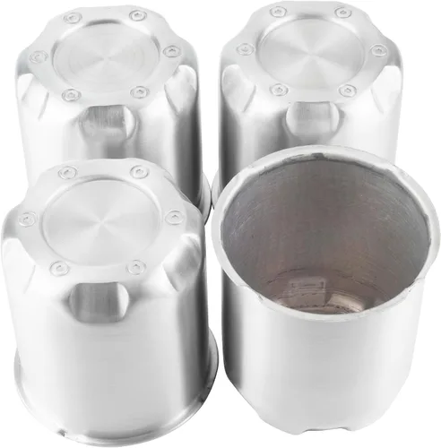 Tapas Centrales de Rueda de Empuje de 3.27 pulgadas de Aluminio que se Ajustan a Orificio Central de 3.27" para Ruedas y Aros de Camión Remolque RV