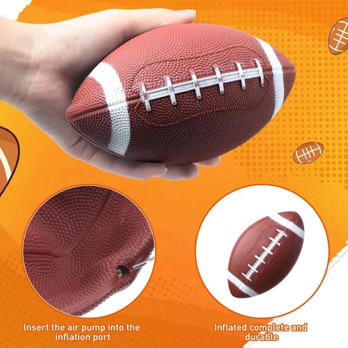 Miniatura 4 de Libima 24 mini pelotas inflables de fútbol de 7 pulgadas, pequeñas pelotas de fútbol de goma para juegos al aire libre e interior, regalos de fiesta