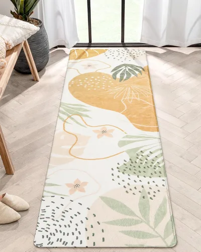 Miniatura 11 de Lahome Alfombra de pasillo rosa - Alfombra de 2x7, alfombra antideslizante lavable para baño, alfombra ligera para piso, alfombras para pasillo