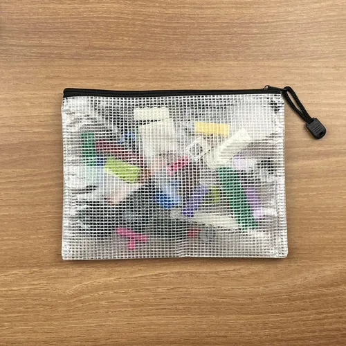 Miniatura 8 de 18 bolsas de malla con cremallera de 5 x 7 pulgadas, bolsas de archivo, bolsas de almacenamiento de rompecabezas, bolsa grande con cremallera