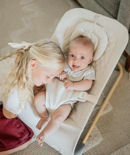 Miniatura 3 de Fodoss Moisés para bebés, asiento de gorila portátil para bebés, diseño ergonómico, moisés para bebés, color beige