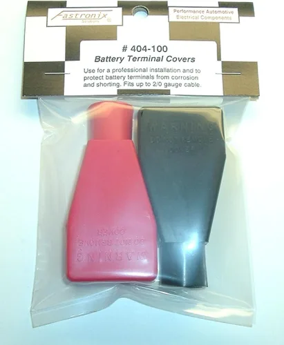 Miniatura 5 de Fastronix cubierta negra y roja de plástico para terminal de batería flexible