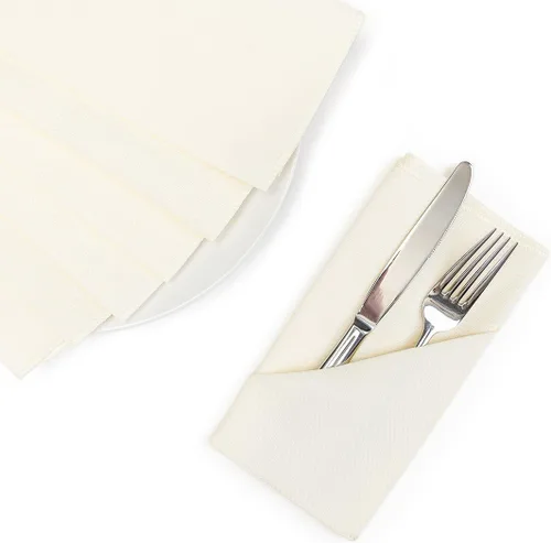 Miniatura 8 de LTC LINENS Juego de servilletas de tela azul bebé de 12 a 20 x 20 pulgadas, tela de poliéster lavable para hotel, restaurante, boda y fiesta