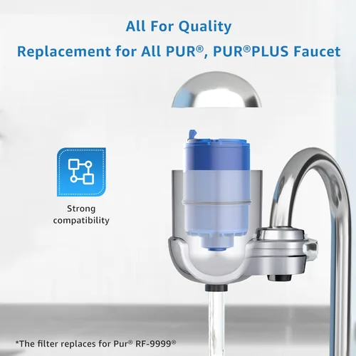 Miniatura 2 de Filterlogic FF08 Reemplazo del filtro de agua para grifo, compatible con todos los filtros de agua PUR® PLUS RF9999®, certificado NSF 42, 9 meses