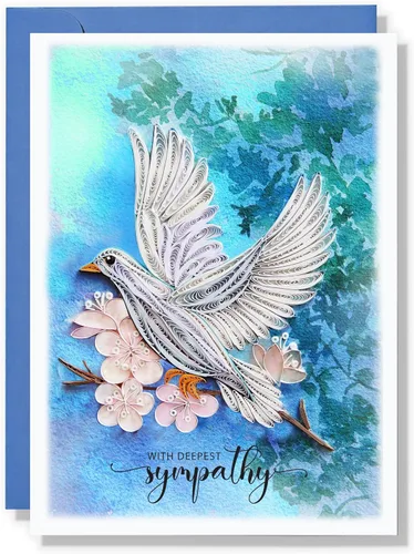 Miniatura 14 de Tarjeta de simpatía bufterly, simpatía animal, pensando en ti para todas las ocasiones, tarjeta de pluma de animales para él, ella, amiga (Buffterly)